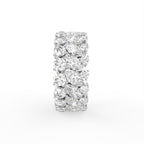 18K Full Eternity Diamond Ring — SIDE