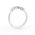 18K White Gold Baguette Diamond Ring — 3D VIEW