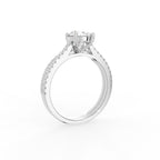 18K Solitaire Diamond Ring — 3D VIEW