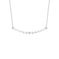18K Geometric Round Diamond Pendant — FRONT