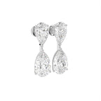 18K Diamond Drop Earrings — 3D VIEW