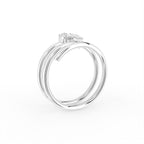 18K Bespoke Diamond Ring — 3D VIEW