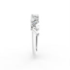 18K White Gold Baguette Diamond Eternity Ring — SIDE