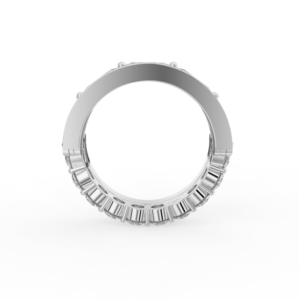18K Bespoke Diamond Ring — FRONT