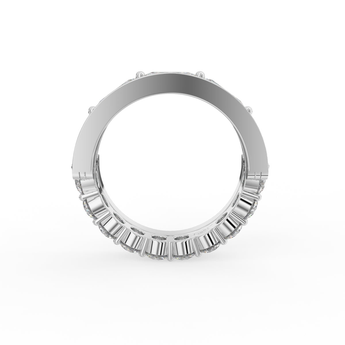18K Bespoke Diamond Ring — FRONT