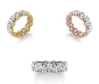 vimg:FJ3270|vimg:FJ3274|vimg:FJ3282|vimg:FJ3284|vimg:FJ3285|14K White Gold Full Eternity Pear Diamond Ring — 3 COLOR