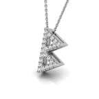 18K Berkana Viking Diamond Pendant — 3D VIEW