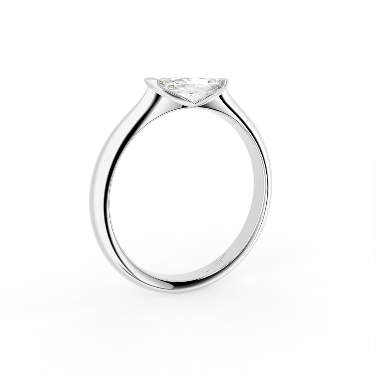 vimg:FJ6284|vimg:FJ6303|18K Solitaire Marquise Diamond Ring — 3D VIEW