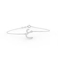 18K Arabic Alphabet Diamond Bracelet — TOP