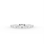18K Half Eternity Diamond Ring — TOP
