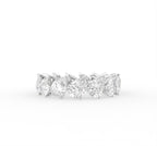 18K Pear Eternity Diamond Ring — TOP