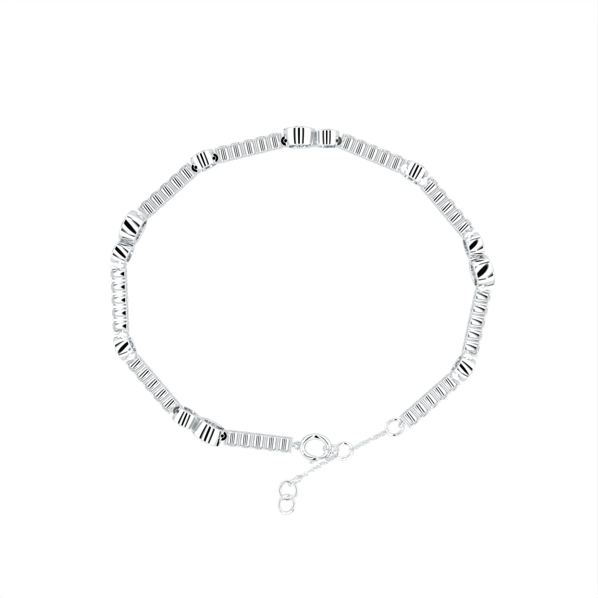 18K Bespoke Diamond Bracelet — FRONT