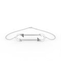 18K Gold Round Diamond Bracelet — TOP
