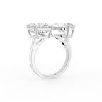 18K Diamond Engagement Ring — 3D VIEW