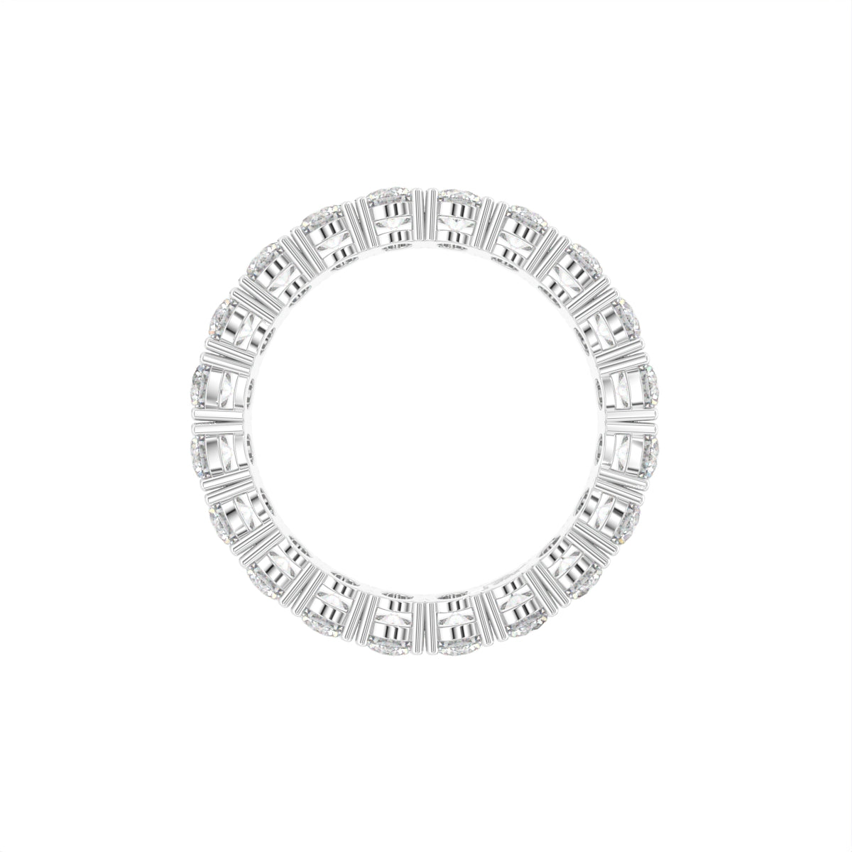 18K Eternity Diamond Ring — FRONT