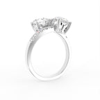 18K Bespoke Round Brilliant Diamond Ring — 3D VIEW