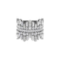 18K Double Finger Diamond Ring — TOP