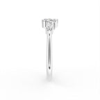 18K Eternity Round Diamond Ring — SIDE