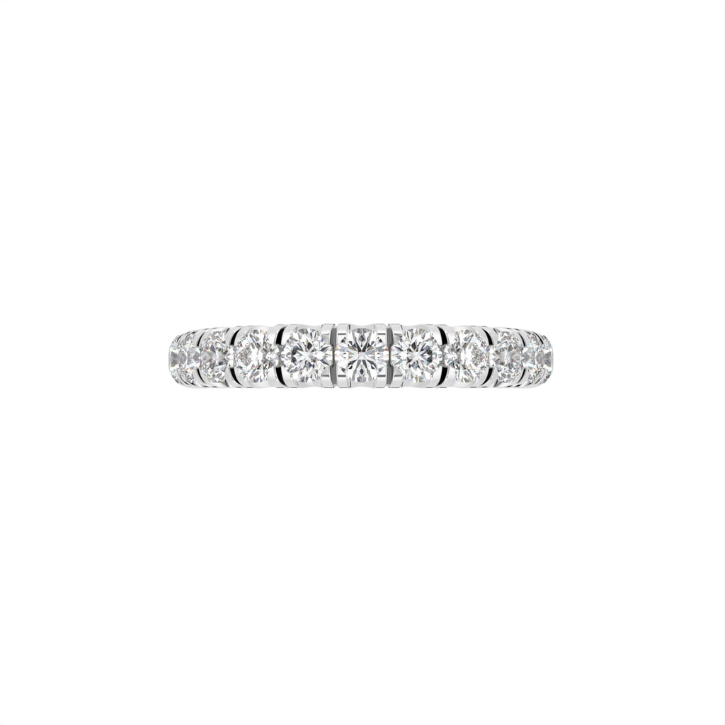 vimg:FJ3713|vimg:FJ3722|vimg:FJ3723|vimg:FJ7076|14K Rose Gold Round Diamond Eternity Ring — TOP
