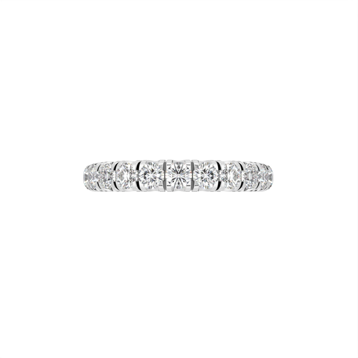 vimg:FJ3713|vimg:FJ3722|vimg:FJ3723|vimg:FJ7076|14K Rose Gold Round Diamond Eternity Ring — TOP