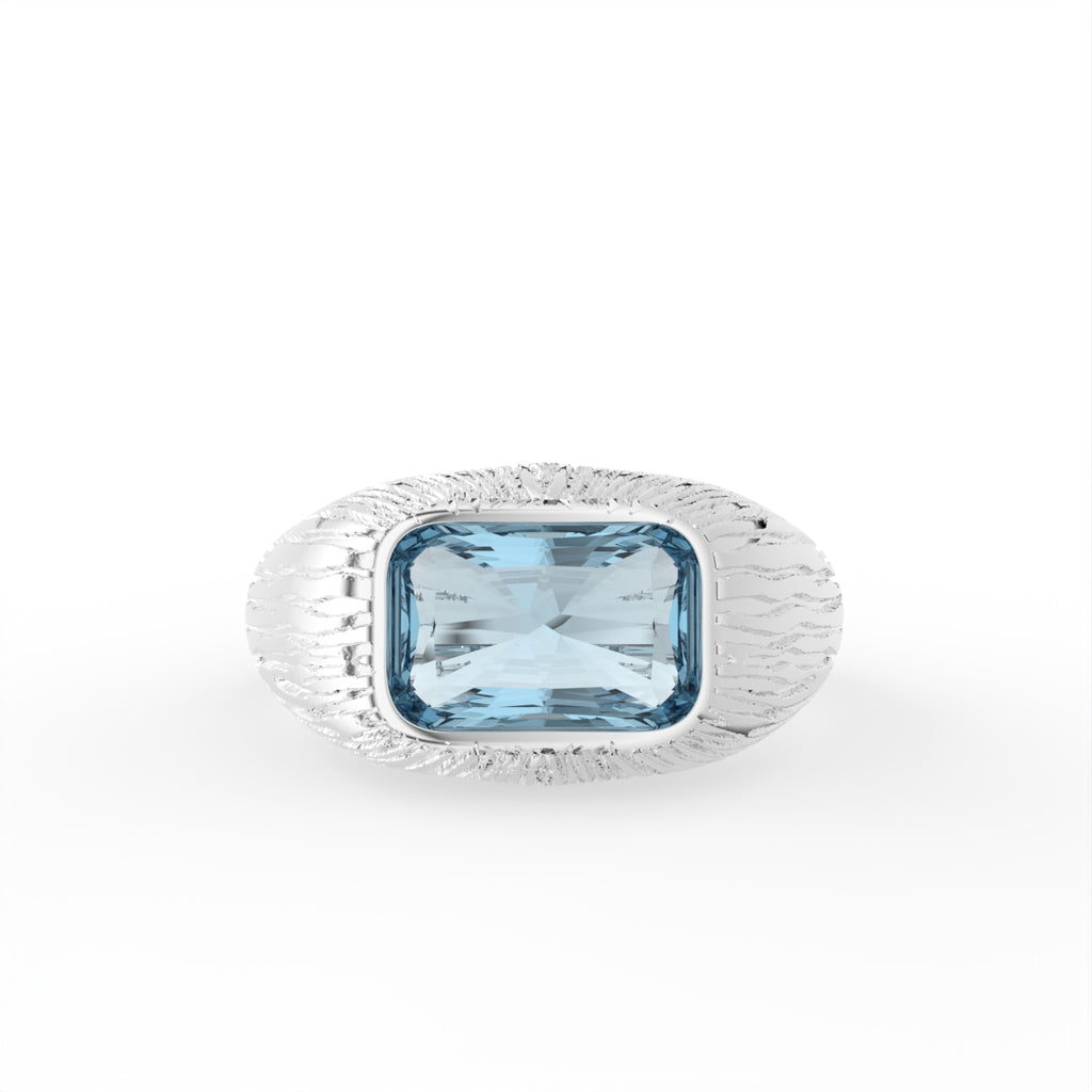 Sterling Silver Diamond Ring — TOP