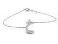 18K Arabic Alphabet Diamond Bracelet — TOP
