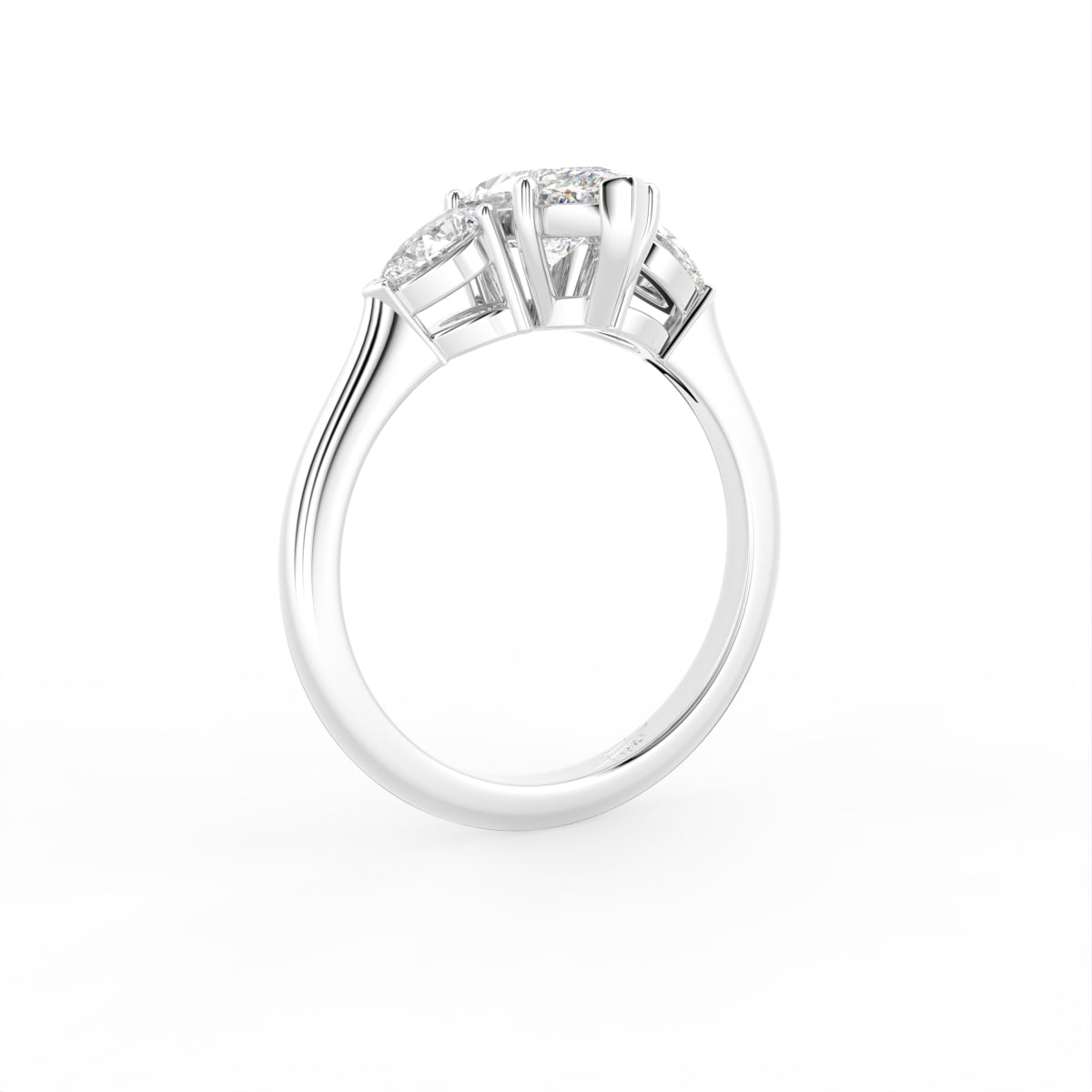 vimg:Z00294|18K Trilogy Pink Marquise Diamond Ring — 3D VIEW