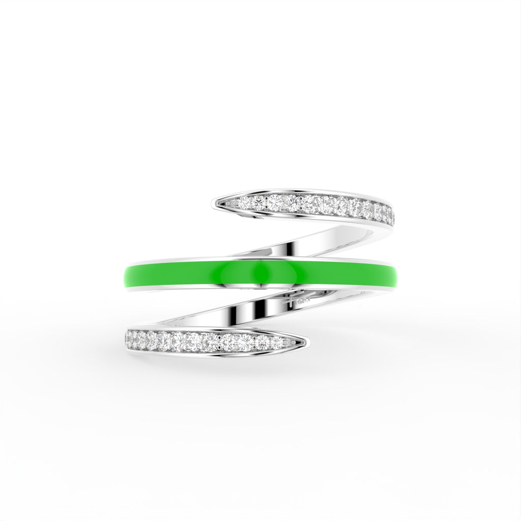18K Bespoke Diamond Ring — TOP