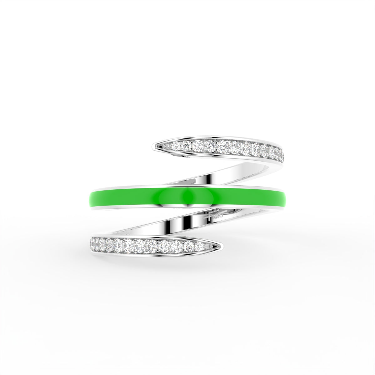 18K Bespoke Diamond Ring — TOP