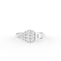 18K Bespoke Baguette Diamond Pave Ring — TOP