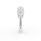 18K Bespoke Round Diamond Ring — SIDE