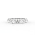 14K White Gold Full Eternity Princess Diamond Ring — TOP