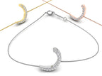 18K Arabic Alphabet Diamond Bracelet — 3 COLOR