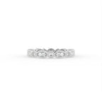 18K Eternity Bezel Diamond Ring — TOP