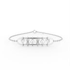18K Diamond Bar Bracelet — TOP