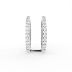 18K Bespoke Pave Diamond Ring — SIDE