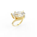 Sterling Silver Diamond Ring — IMAGE URL