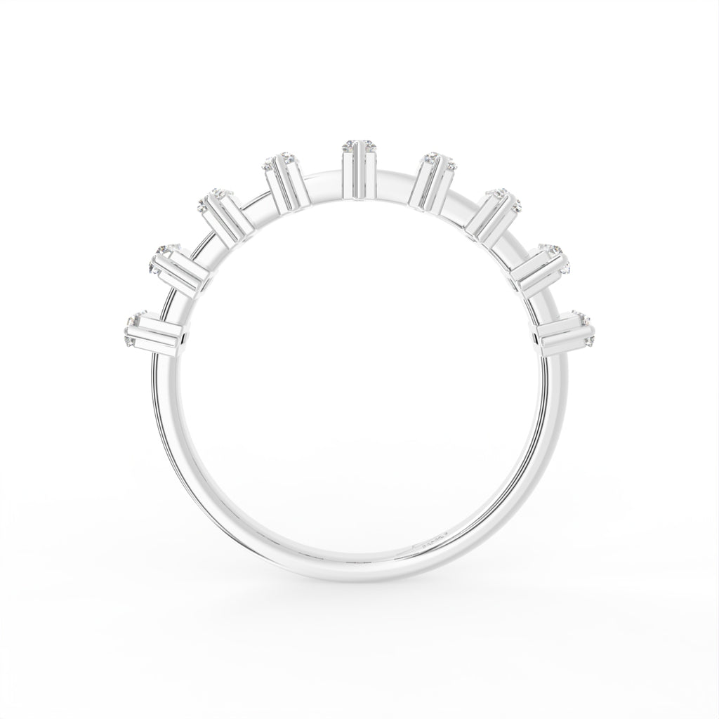 vimg:FJ2994|vimg:FJ3006|18K Baguette Diamond Eternity Ring — FRONT