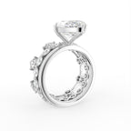 18K Solitaire Diamond Engagement Ring — 3D VIEW