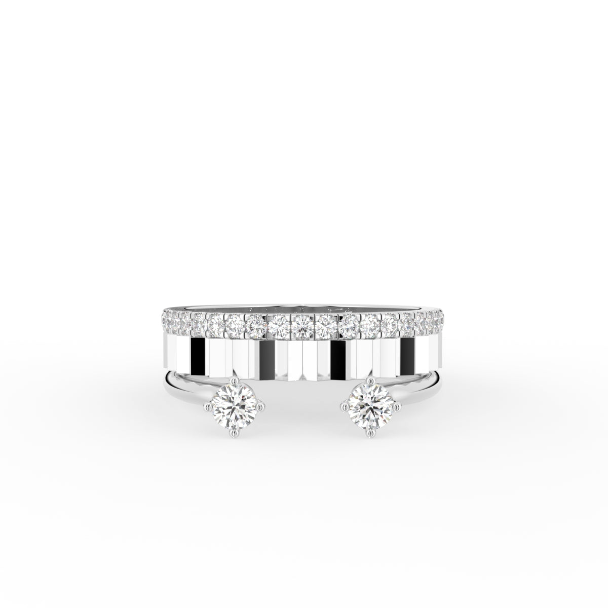vimg:FJ5639|vimg:FJ5810|14K Bespoke Round Diamond Ring — TOP