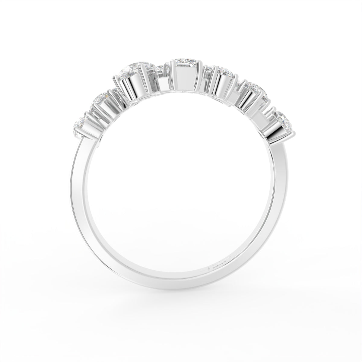 18K Bespoke Diamond Ring — FRONT