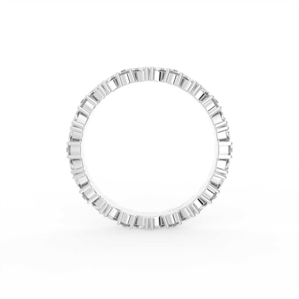 18K Full Eternity Marquise Diamond Ring — FRONT