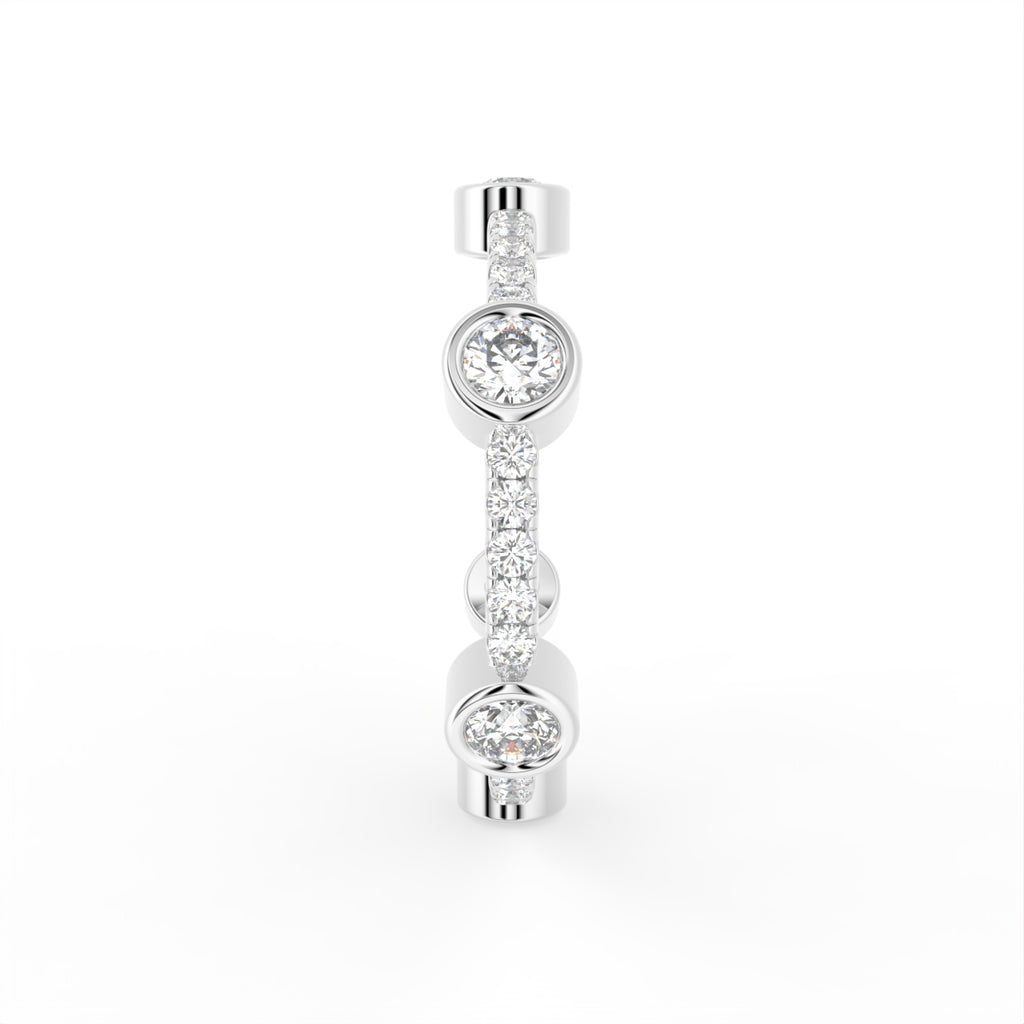 vimg:FJ3003|vimg:FJ3004|vimg:FJ3063|18K Round Diamond Eternity Ring — SIDE