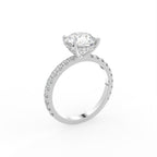18K Solitaire Diamond Ring — 3D VIEW