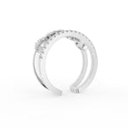 18K Bespoke Marquise Diamond Ring — 3D VIEW