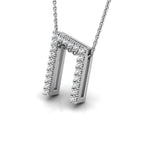 vimg:FJ2944|vimg:FJ1795|18K White Gold Uruz Viking Round Diamond Pendant — 3D VIEW