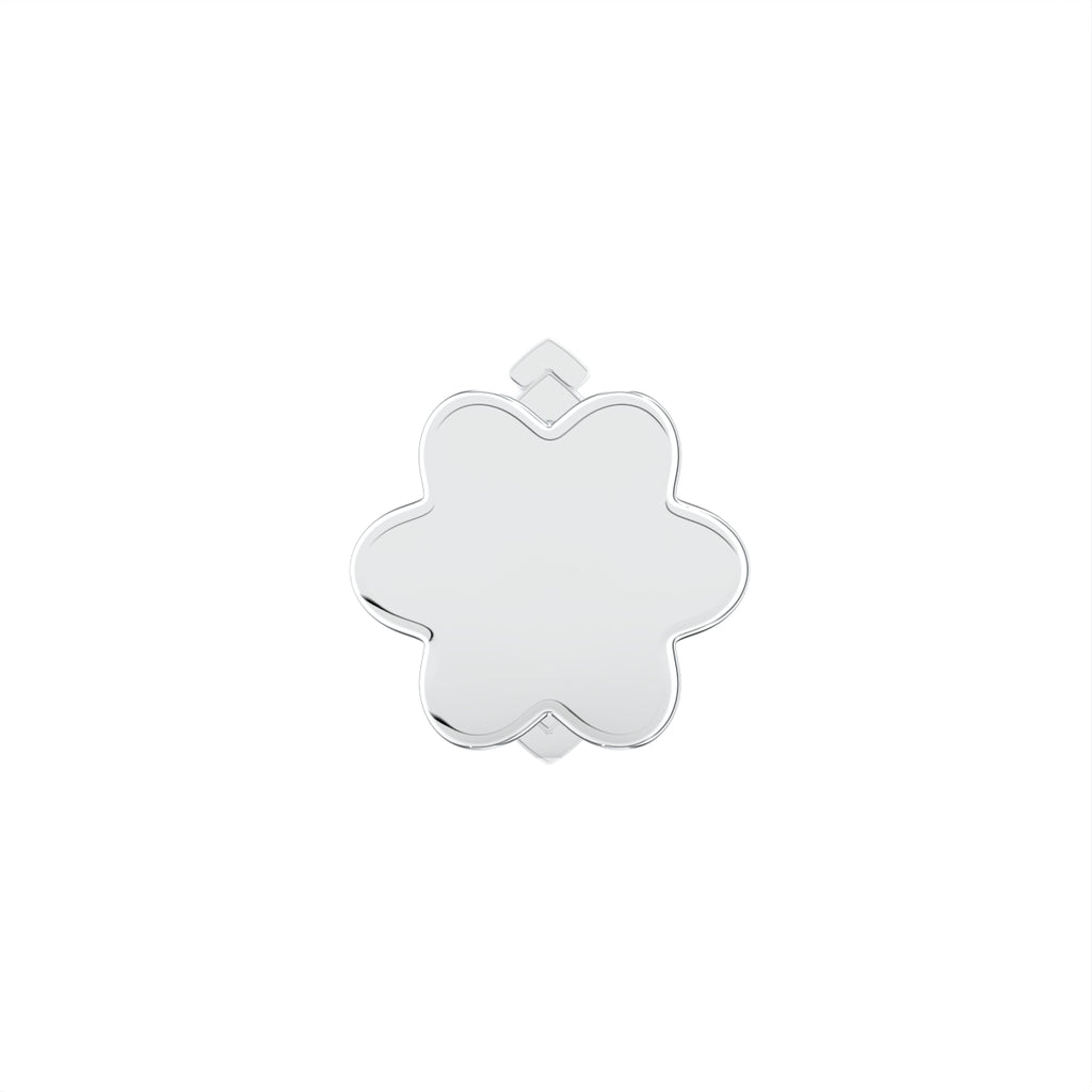 18K Marquise Diamond Piercing Stud Earrings — BACK