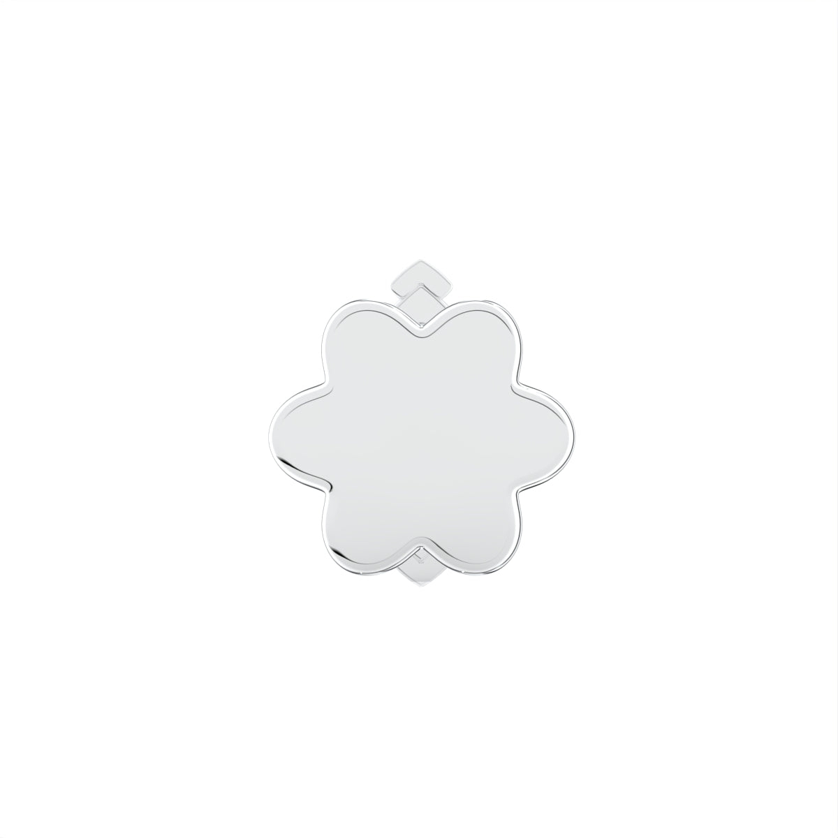 18K Marquise Diamond Piercing Stud Earrings — BACK