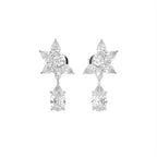 18K Diamond Drop Earrings — TOP