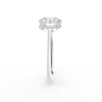 18K Trilogy Diamond Ring — SIDE